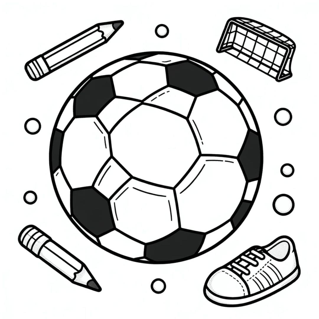 Image d'un ballon de foot simple