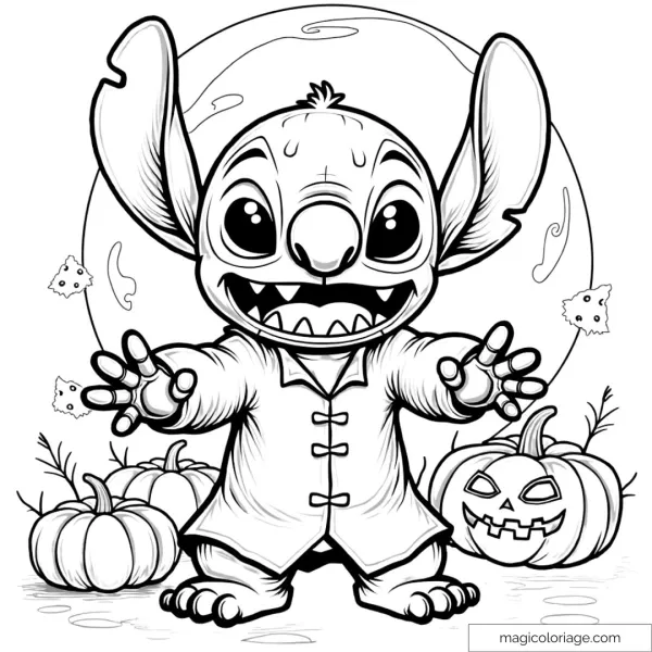 Disney Halloween Coloring Pages, Free Printable Drawings