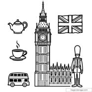 Coloriage De L Angleterre Big Ben Th Et Bus Rouge Imprimer Coloriage De L Angleterre Big Ben Th Et Bus Rouge Imprimer