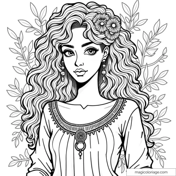 Princess coloring page