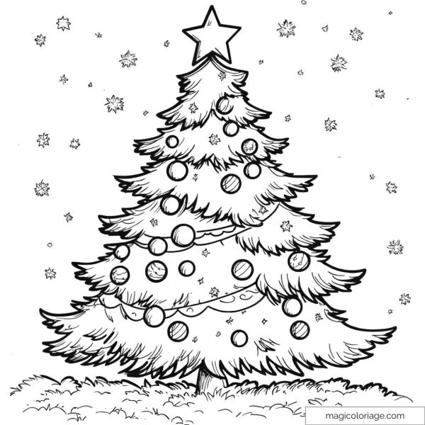 Christmas tree image to decorate