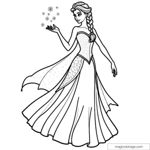 Coloriages Reine des neiges