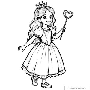 Princess with crown