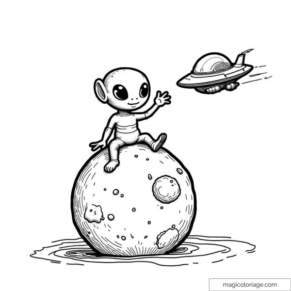 Alien coloring