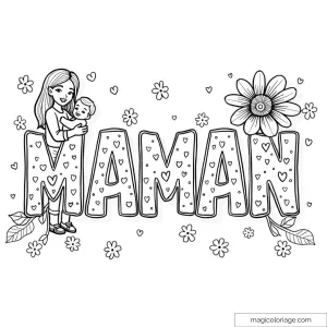 Word Coloring Pages