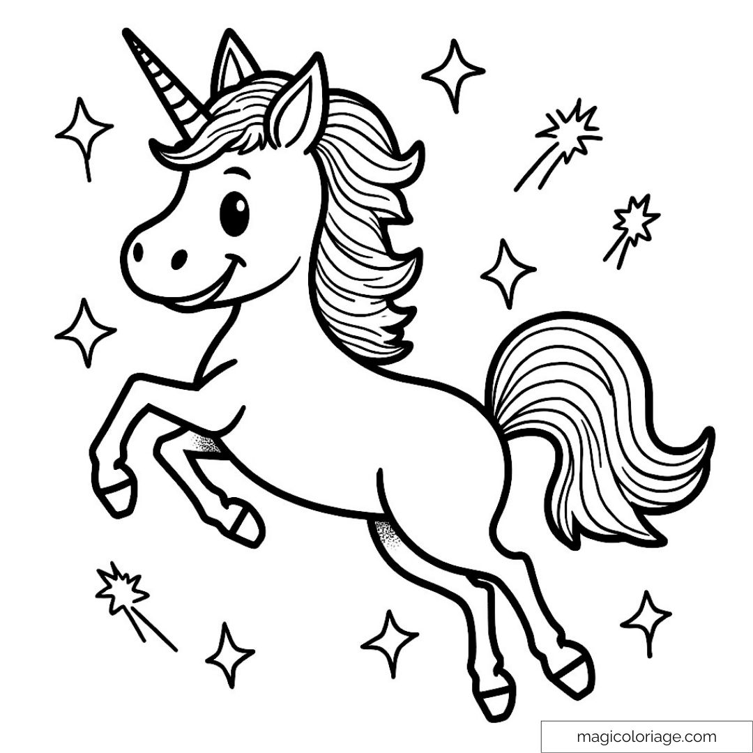 Kit Artistique Licorne 208 Pièces TCJJ - Crayons, Pastels Et Livre De Coloriage Pour Enfants 3-12 Ans