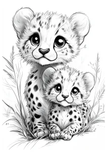 Adorable Animal Coloring Pages
