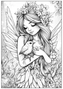 Fairy World Coloring Pages