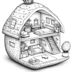 Tous les coloriages Maison fruitée