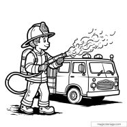 Coloriage Camion De Pompier 48 Dessins Imprimer PDF Gratuit 