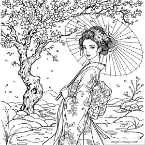 Japan coloring pages
