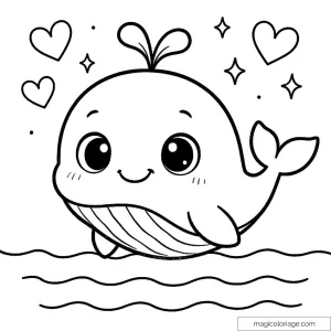Whale Coloring Pages