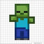 Tous les coloriages Pixel art minecraft
