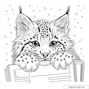 Lynx Coloring Pages