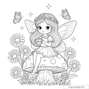 Coloriages Champignon