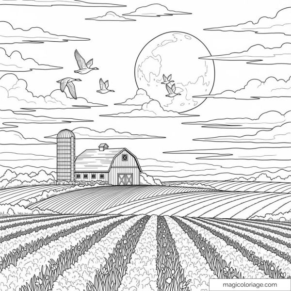 Farm drawing