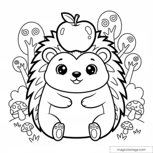 Hedgehog Coloring Pages