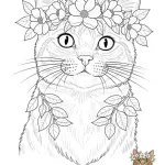 Tous les coloriages Chat avec modèle
