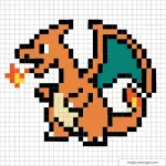Tous les coloriages Pixel art Pokemon