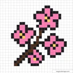 Tous les coloriages Pixel Art Nature