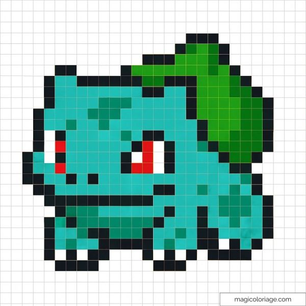 Pixel art de Bulbizarre