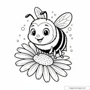 Dibujos De Abejas Para Colorear 35 Dibujos Imprimibles PDF Gratis 