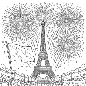 Coloriages 14 Juillet