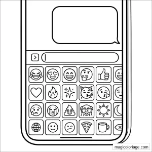 Coloriages Emoji