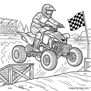 Coloriages Quad